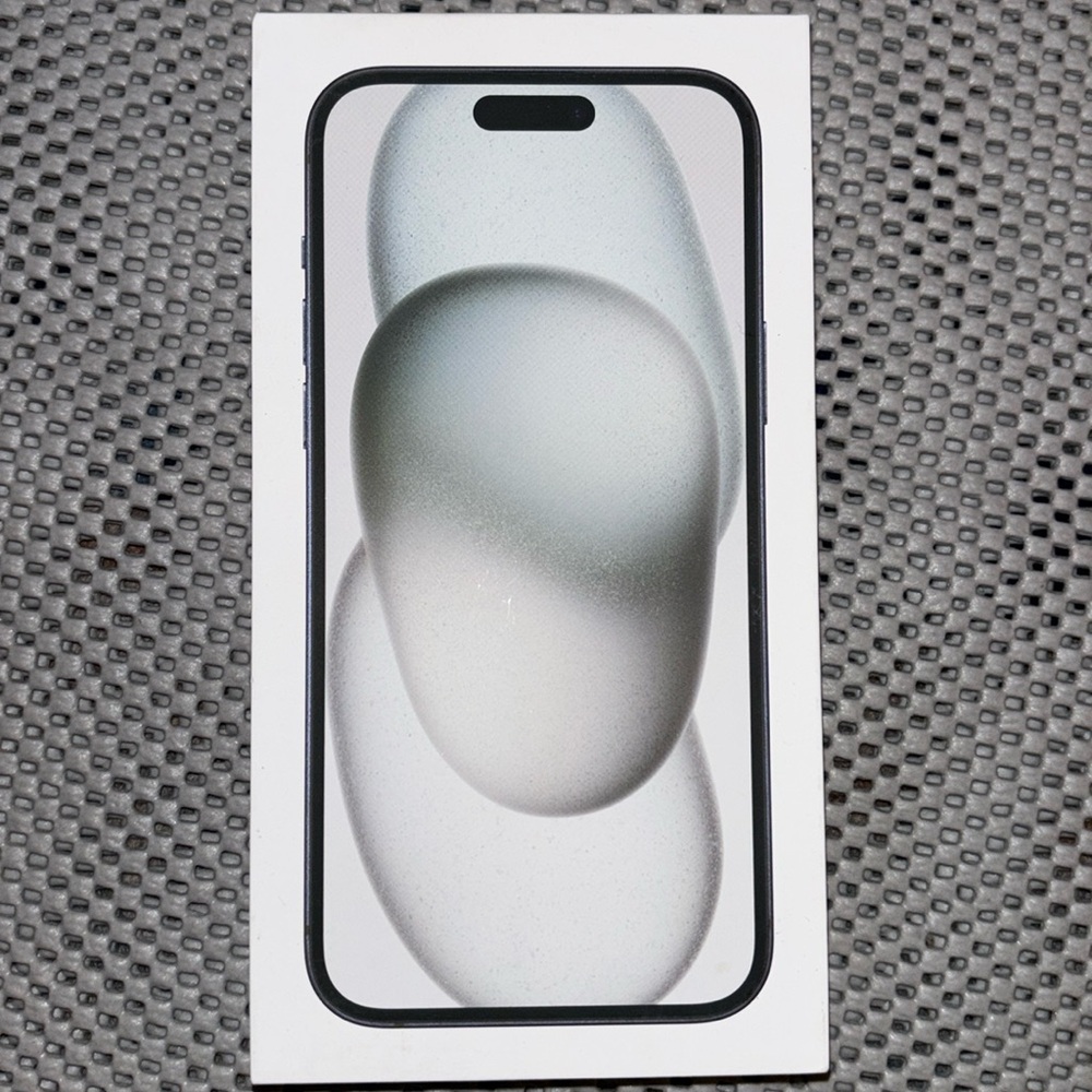 Apple iPhone 15 Plus Black 128 GB Box Only  Empty